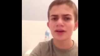 We just witnessed this kid hit puberty mid sentence