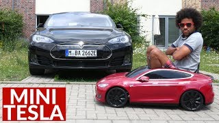 Mini Tesla Model S - Riesen Fahrspaß für Kinder