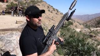 DMG Shooter Runs JJFU Aero-Sonic Suppressor-Outfitted JJFU Nomad AR-15 Off-Hand at US Optics Academy