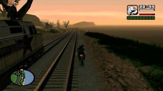 Прохождение [GTA san andreas] #10 Погоня за поездом