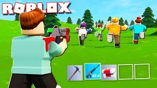 Roblox Adventures - WINNING FORTNITE SIMULATOR IN ROBLOX!? (Island Royale)