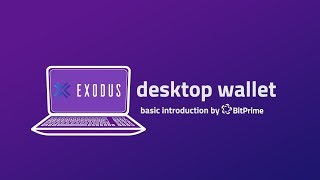 Exodus desktop wallet setup