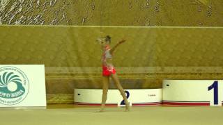 18.12.2014 - СПБ - Соревнования СДЮШОР ЦХГ "Жемчужина" - Оксана Мельникова - 2004