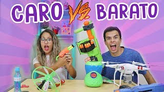 CARO VS BARATO! - BRINQUEDOS! - KIDS FUN