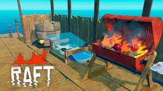 ПЛАВИЛЬНЯ И КРУТЫЕ ГРИЛЬ И ОПРЕСНИТЕЛЬ. НОВЫЕ ЧЕРТЕЖИ - RAFT #11