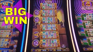 Miss Kitty Gold Slot Machine Bonus ★BIG WIN★ SUPER FREE GAMES WON! Wonder 4 Tower BIG WIN