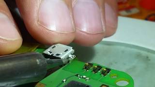 Замена USB на телефоне ALCATEL one touch Pixi 4027D