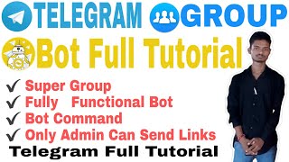 Telegram Group And Bot Full Tutorial (Full Admin Support)
#techAS74 #telegram #telegram_bot