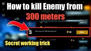 How to kill Enemy from 300 meters | secret working trick | PUBG MOBILE