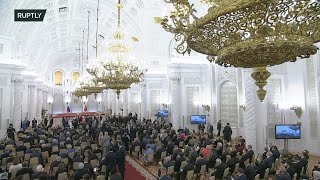 LIVE: Putin delivers address to deputies of 8th State Duma (ENGLISH)