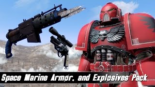 Fallout 4 Mods Week 24 - Space Marine Armor and Explosives Galore!