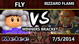 Kings of Cali 4 - Bizzarro Flame (Ganondorf) Vs. Fly Amanita (Ice Climbers) - Bracket