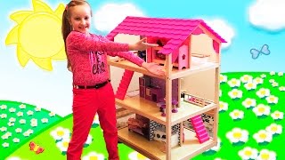 Doll House / Мебель для кукол / Деревянный кукольный домик / кукольная мебель / Dollhouse for girls