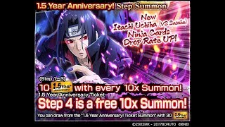 Naruto X Boruto Reroll: 10000 Shinobites Spend: Itachi VS Sasuke V2 Ninja Cards DROP RATE UP!