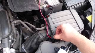Откачка масла через щуп Skoda Yeti 1.2 (CBZB)