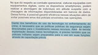 Como escrever uma Redação Padrão PMBA