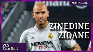 [ PES2019 / FACE EDIT ] ZINEDAINE ZIDANE / REAL MADRID / FRANCE / LEGEND