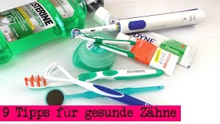 Gesunde weiße Zähne - 9 Tipps für gesunde Zähne ohne Karies Youtube Video