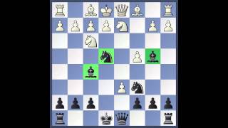 Eröffnungsfalle Budapester Gambit Ziewitz - Hagen 1963