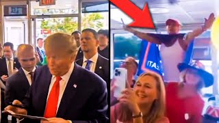 Trump Supporters AMBUSH Trump At Waffle House