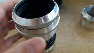Ремонт обьективов Таир 11 Tair 11, Cosina, Takina EL 28mm, Soligor, грибок, вмятины, смазка, чистка