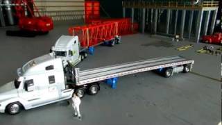 Freightliner Century class with East flatbed trailer review