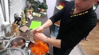 Готовим суп харчо постный