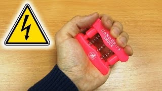 Шокирующий эспандер из Китая! Кистевой эспандер электро шокер!