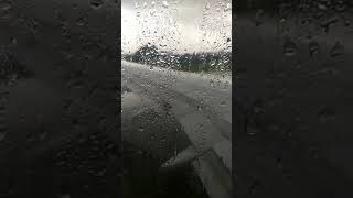 BREATH TAKING VIEW !!! SPICEJET S497 Take off in Heavy Rain. MUMBAI TO BANGALORE.