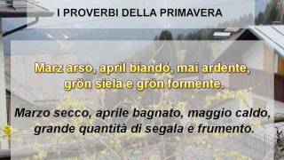 Proverbi ladini: le stagioni