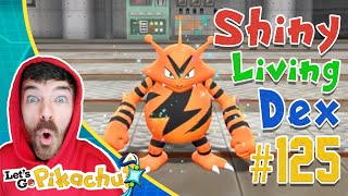 INTENSE SHINY ELECTABUZZ CATCH REACTION! Pokemon Let's GO Pikachu Extreme Shiny Living Dex #125