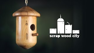Making a birdhouse on the lathe - Woodturning