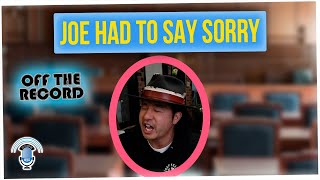 Off The Record: When's the Last Time You Had to Apologize, For Real?