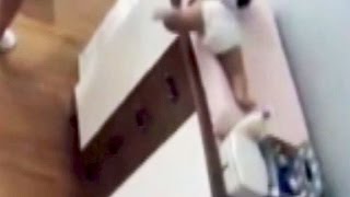 9-year-old boy races to catch baby brother