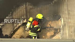 Germany: 1 assumed dead, 8 injured after lorry crashes into military vehicles in Bavaria