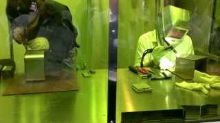 YAG溶接とTIG溶接作業比較動画
