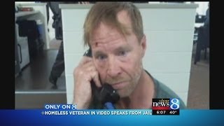 Homeless vet back in jail after makeover