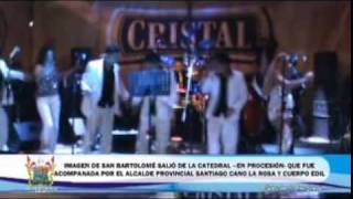 HUACHO CELEBRÓ FESTIVIDAD DEL SANTO PATRÓN SAN BARTOLOME EN PLAZA DE ARMAS