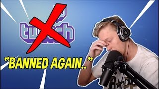 TFUE BANNED AGAIN From TWITCH For This.. (Fortnite moments and highlights)