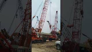 Thử tải Máy cẩu bánh xích IHI DCH 800 - Hotline 0987738155
