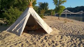 Кафе на деревьях в Киеве - Treehouse Cafe in Kev, Ukraine