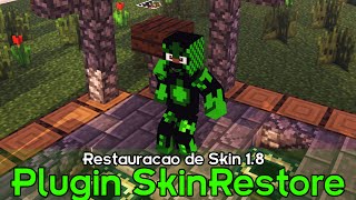 Minecraft Plugin Tutorial SkinRestore - RESTAURAÇÂO DE SKIN 1.8