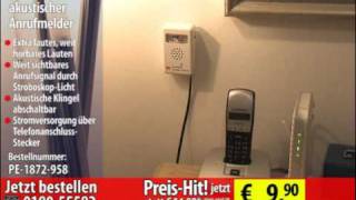 Optisch-akustischer Anrufmelder