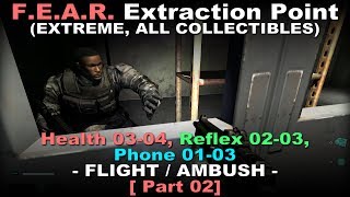 FEAR Extraction Point Walkthrough 02 ( Extreme, All collectibles, 100% plot, No commentary ✔ )