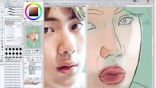 Jin (BTS) // Live Drawing