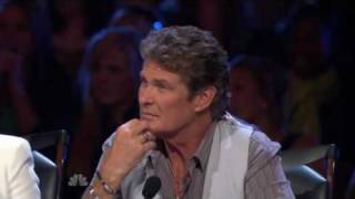 Americas got talent David Johnson (Hasselhoff song)