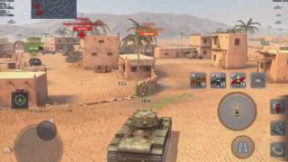 WoT Blitz Game Play - KV-1 and VK 16.02 Leopard Platoon