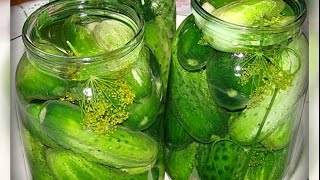 горячий способ засолки огурцов