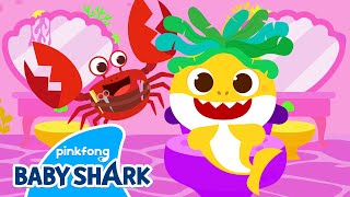 ‍ ️ Baby Shark's First Beauty Salon | Pretend Play | Playtime Songs 