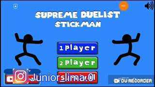 Jogando supreme duelist Stickman (Junior GaMES)